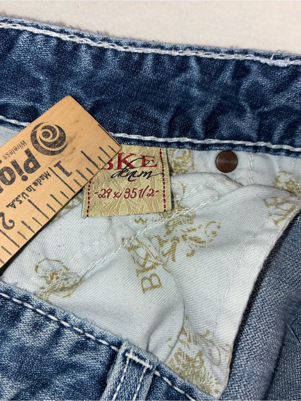 BKE Sabrina vintage lowrise Y2K jeans bootcut sz 29/35.5 - Picture 6 of 11